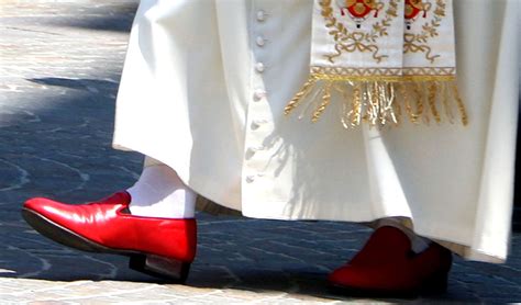 prada red shoes pope|pope benedict red shoes meaning.